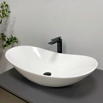 Умивальник (раковина) VBI TURIN L WHITE накладний VBI-011512 фото