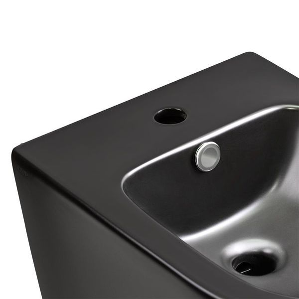 Биде подвесное Qtap Scorpio 515x360x345 Matt black QT1455053FMB SD00042531 фото