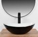 Умивальник (раковина) REA ROYAL MINI BLACK WHITE накладний * REA-U0538 фото 3