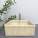 Умивальник (раковина) VBI BOLZANO BEIGE MATT накладний VBI-013802 фото 4
