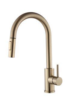 Змішувач для кухні VBI FLUSSO BRUSHED GOLD VBI-055000BG фото