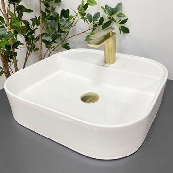Умивальник (раковина) VBI LESINA 2 WHITE накладний VBI-015301 фото