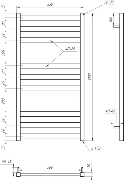 Сушка для рушників Tristar Flat Dry GA-5006-1 фото