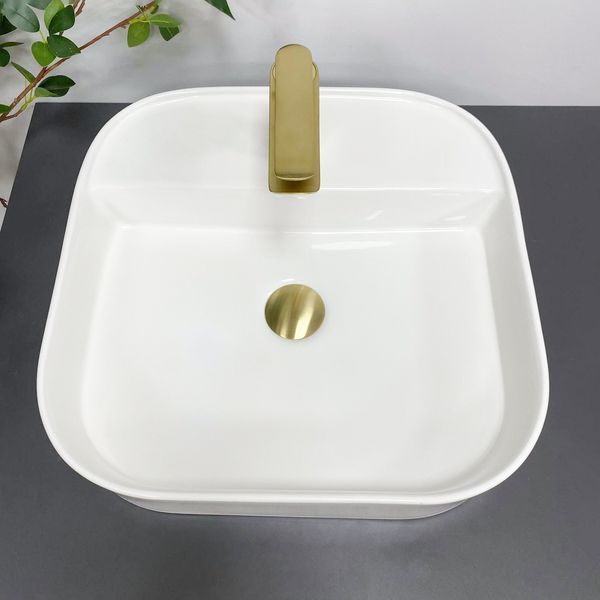 Умивальник (раковина) VBI LESINA 2 WHITE накладний VBI-015301 фото