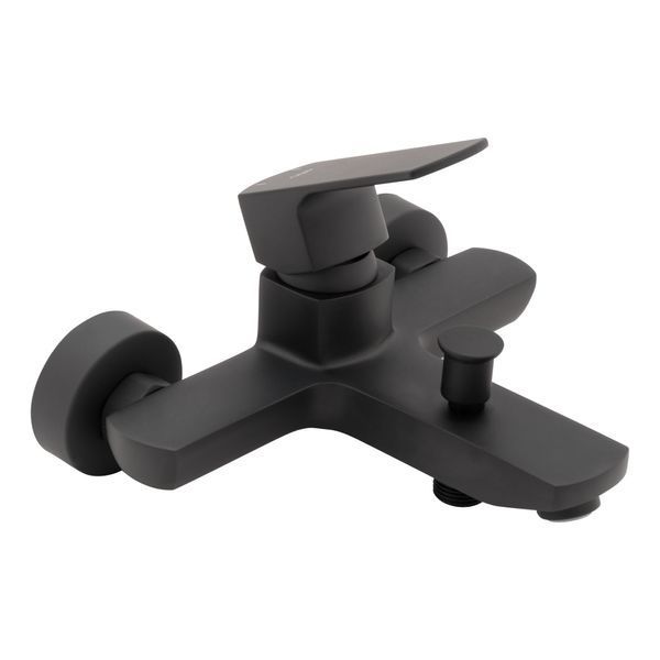 Змішувач для ванни Qtap Lipno QTNH3023101DCB Black Matt QTNH3023101DCB фото
