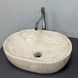 Умивальник (раковина) VBI MODENA S BEIGE STONE GLOSSY накладний VBI-012007 фото 1