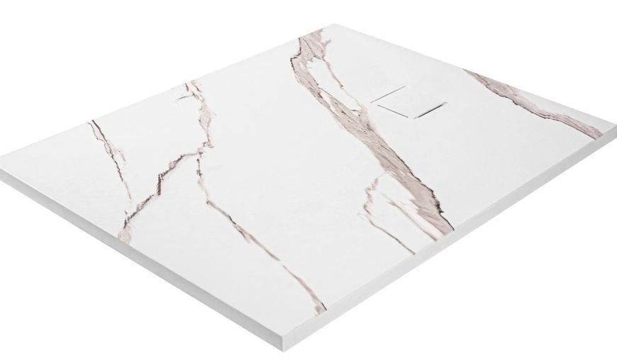 Душовий піддон REA MAGNUM 90x120 CARRARA WHITE REA-K7006 фото