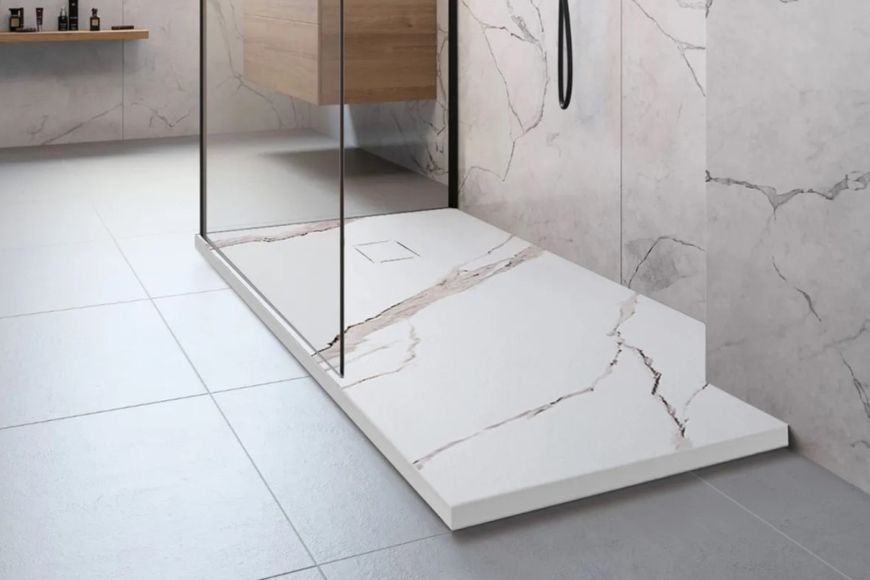 Душовий піддон REA MAGNUM 90x120 CARRARA WHITE REA-K7006 фото