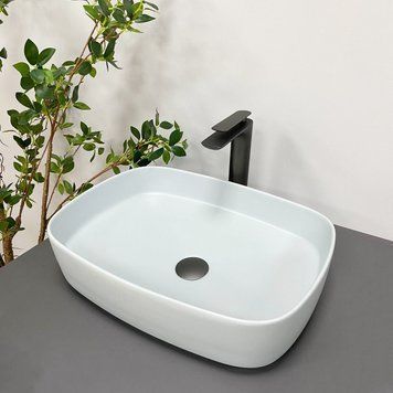 Умивальник (раковина) VBI AOSTA SMOKE BLUE накладний VBI-013702 фото