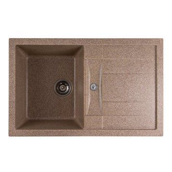Гранітна мийка VALESO 7850 TROYA матова, карамель SP000047461 фото