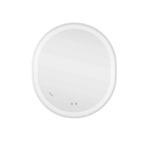Дзеркало Qtap Gemini 800х700 з LED-підсвічуванням Touch, з антизапотіванням, з димером, рег. темп. кольору (3000-6500K) Reverse QT2578R8071W QT2578R8071W фото
