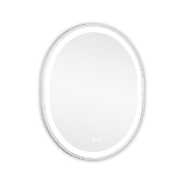 Дзеркало Qtap Gemini 800х700 з LED-підсвічуванням Touch, з антизапотіванням, з димером, рег. темп. кольору (3000-6500K) Reverse QT2578R8071W QT2578R8071W фото