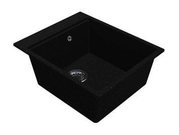 Кухонна мийка LAGOON 420 black shine Miraggio 0002563 фото
