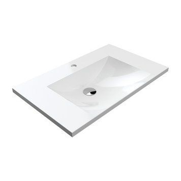 умивальник Omnires Naxos 46x76 white (NAXOS760BP) NAXOS760BP фото