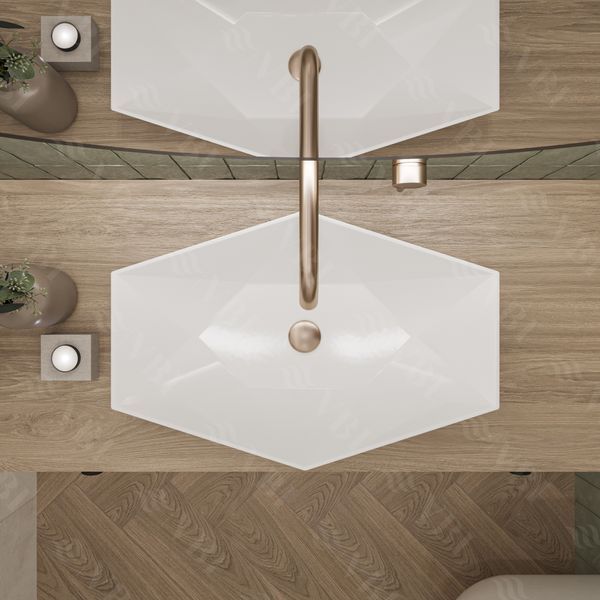 Умивальник (раковина) VBI VENEZIA WHITE накладний VBI-012400 фото