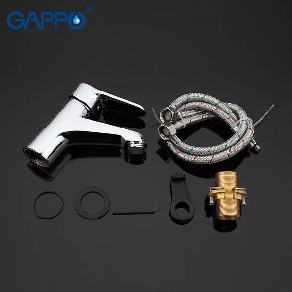 Змішувач для умивальника GAPPO G1036, хром G1036 фото