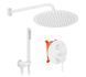 Душова система REA LUNGO WHITE MATT + BOX прихованого монтажу REA-P8540 фото 1