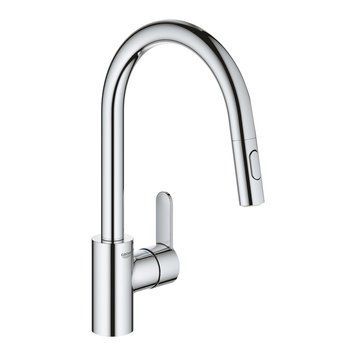 Змішувач для кухні з висувним виливом Grohe Eurostyle Cosmopolitan 31482003 64415 фото