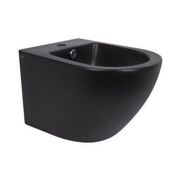 Биде подвесное Qtap Robin 495х370х325 Matt black QT1355046FMB SD00042545 фото