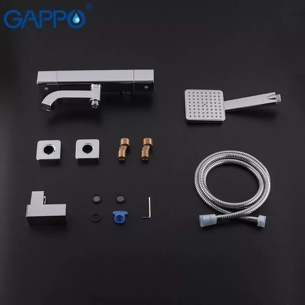 Змішувач для ванни GAPPO G3291 термостат, хром G3291 фото