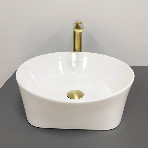 Умивальник (раковина) VBI PANNI WHITE накладний VBI-016500 фото