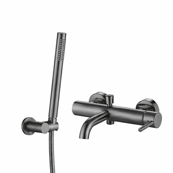 Змішувач для ванни і душу VBI MILANO GRAPHITE настінний VBI-050106GR фото