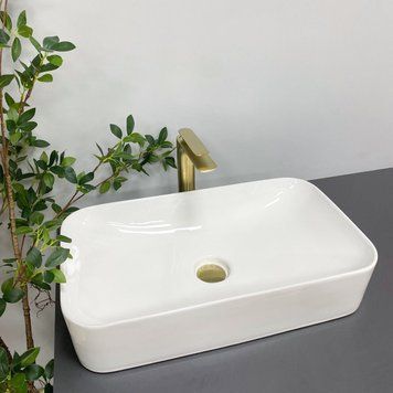 Умивальник (раковина) VBI TREVI WHITE накладний VBI-012604 фото