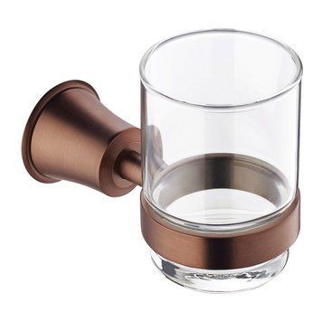 склянка з утримувачем Omnires Art Line antique copper (AL53320ORB) AL53320ORB фото