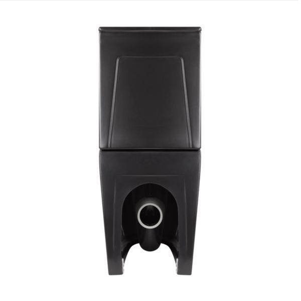 Унітаз підлоговий Qtap Robin Ultra Quiet безобідковий з сидінням Soft-close MATT BLACK QT13226083AMB QT13226083AMB фото
