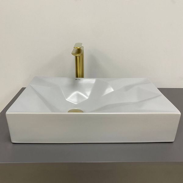 Умивальник (раковина) VBI TROIA M GREY MATT накладний VBI-016401 фото