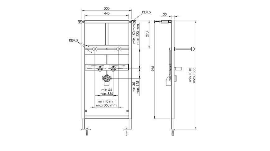 Система інсталяції для умивальника Alcora ST1100 7efd96c3-a111-443d-8f2b-9470ccfa79e6 фото