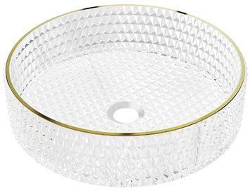 Умивальник (раковина) MEXEN AURA GOLD EDGE накладний MEX-24013905 фото