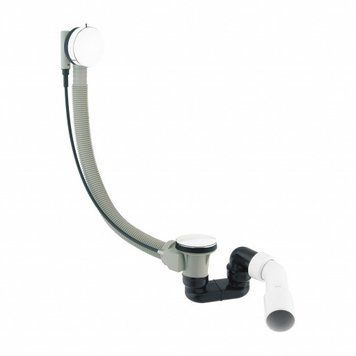 сифон для ванни з переливом Omnires CGS white (TK104-PLUS-3.35+64-SBP) TK104-PLUS-3.35+64-SBP фото