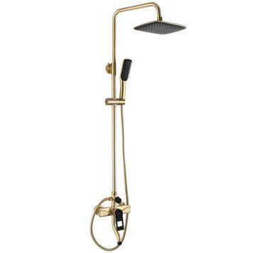 Душовий гарнітур REA SOUL BRUSHED GOLD матове золото з виливом REA-B9962 фото