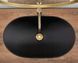 Умивальник (раковина) REA ROYAL 60 BLACK MATТ чорний накладний REA-U0442 фото 4