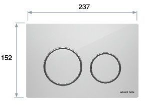 Інсталяція KollerPool AQUA LINE + TWIST White панель змиву + підвісний унітаз ROUND з сидінням Soft-close ( змив Tornado ) 817dca02-2eda-11ef-bb6b-a0423f42a789 фото