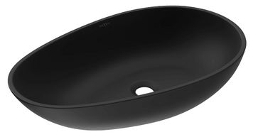 Умивальник (раковина) MEXEN NORA 60 BLACK MATT чорний накладний MEX-23056071 фото