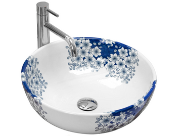 Умивальник (раковина) REA FIORI WHITE білий накладний * REA-U6520 фото