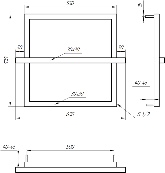 Сушка для рушників One GA-4701 фото