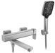Змішувач для ванни REA ARLO NICKEL BRUSHED з виливом