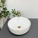 Умивальник (раковина) VBI BARI S WHITE GOLD EDGE накладний VBI-011605 фото 3