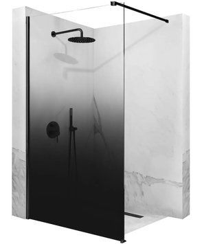 Душова стінка REA AERO OMBRE 120 BLACK REA-K2462 фото