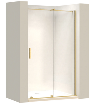 Душові двері REA MONTANA 100 BRASHED GOLD KPL-K6389 фото