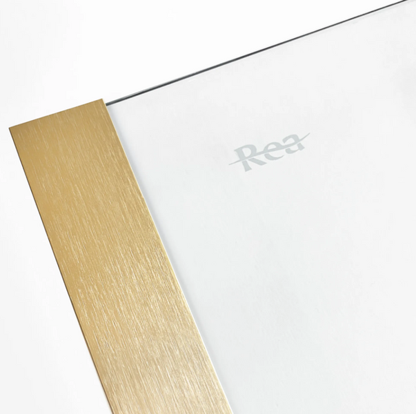 Душові двері REA MONTANA 100 BRASHED GOLD KPL-K6389 фото