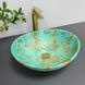 Умивальник (раковина) VBI PARMA MARBLE GREEN MATT накладний VBI-011003 фото 1
