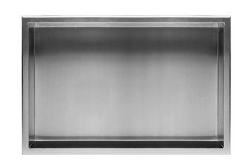 Вбудована полиця REA 30X60 NICKEL BRUSHED з обідком REA-05602 фото