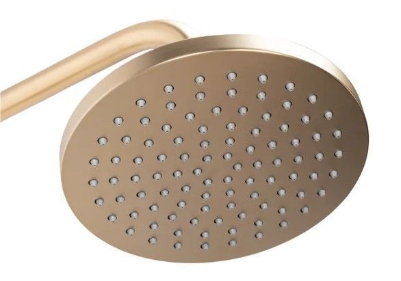 Душовий гарнітур REA LUIS BRUSHED GOLD матове золото з виливом REA-P7051 фото