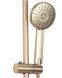 Душовий гарнітур REA LUIS BRUSHED GOLD матове золото з виливом REA-P7051 фото 6
