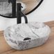 Умивальник (раковина) REA AMELIA MINI STONE MATT накладний REA-U9109 фото 2