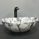 Умивальник (раковина) VBI PARMA STATUARIO BLACK VEINS GLOSSY накладний VBI-011009 фото 3